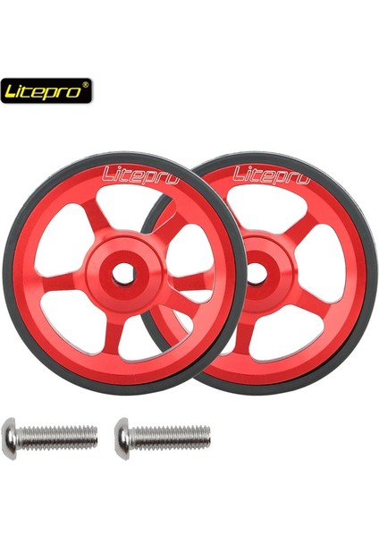 1 Çift Tekerlek Gümüş Tarzı Litepro Katlanır Bisiklet Uzatma Çubuğu Blok Teleskopik Çubuk Kolay Tekerlek Alüminyum Alaşımlı Ultralight Brompton Arka Raflar Için (Yurt Dışından)