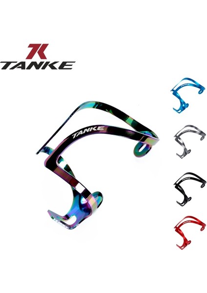 Gümüş Tarzı Tanke Bisiklet Şişe Kafesi Ultralight Alüminyum Alaşımlı Su Tutucu Bisiklet Aksesuarları Mtb Yol Bisikleti Kaplama Renkli Metal (Yurt Dışından) fırsatları