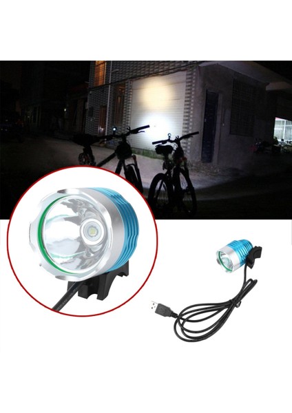 Rastgele Renk Stili 2000 Lümen Xm-L T6 LED Waterpoof Bisiklet Far Lambası Bisiklet Bisiklet Bisiklet Ön Işık USB Şarj Edilebilir Yeni (Yurt Dışından)