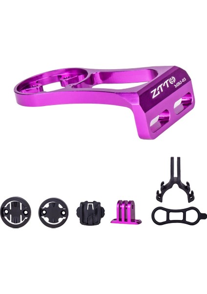 Mor Tarzı Mtb Bisiklet Kilometre Gövde Montaj Tutucu Bisiklet Kronometre Tutucu Bisiklet Bilgisayarı Garmin Bryton Cateye Için Uzatma Braketi (Yurt Dışından)