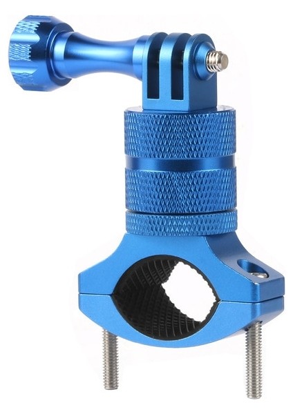 Mavi Stil Alüminyum Alaşımlı Gopro Bisiklet Klip Dağı Spor Kamera 360 Derece Döndürme Braketi + Bisiklet Bisiklet Gopro Hero + Mıccgın Için Vida (Yurt Dışından)