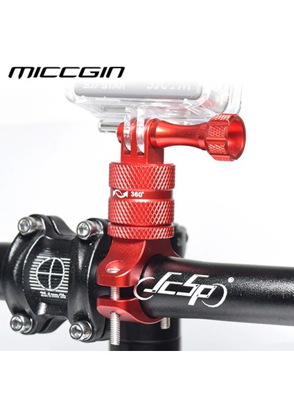 Mavi Stil Alüminyum Alaşımlı Gopro Bisiklet Klip Dağı Spor Kamera 360 Derece Döndürme Braketi + Bisiklet Bisiklet Gopro Hero + Mıccgın Için Vida (Yurt Dışından) fırsatları