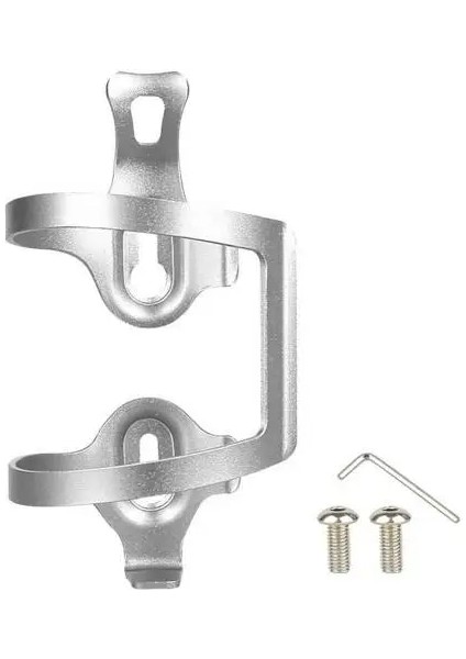 Gümüş 1 Stil Dağ Bisikleti Bisiklet Su Şişesi Kafesi Alüminyum Alaşımlı Bardak Tutucu Içecek Braketi Bardak Tutucu Içecek Braketi (Yurt Dışından)