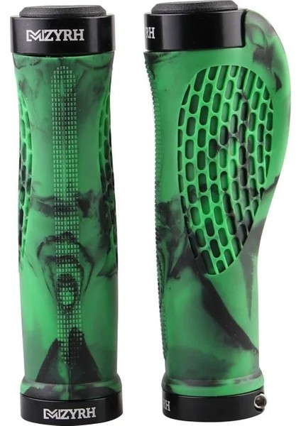 A-Yeşil Stil Ergonomik Dağ Bisikleti Sapları Bisiklet Gribi Bisiklet Gidon Sapları Mtb Bisiklet Manşetleri Mtb Kaymaz 6 Renk Bisiklet Aksesuarları (Yurt Dışından)