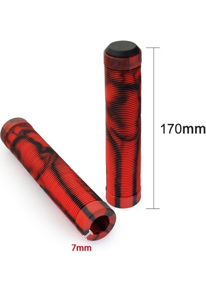 Kırmızı Siyah Stil 1 Pair Sıcak Satış Dublör Scooter Sapları Yumuşak Bisiklet Sapları Gidon Sapları Kaymaz Bisiklet Sapları Serbest Stil Bisiklet Sapları Bisiklet Parçaları (Yurt Dışından) modelleri