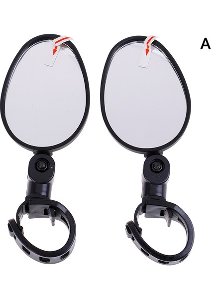Bir Stil 2 Adet Bisiklet Dikiz Aynaları Gidon Aynaları Bisiklet Dikiz Mtb Bisiklet Silikon Kolu Dikiz Mi * 50MM (Yurt Dışından)
