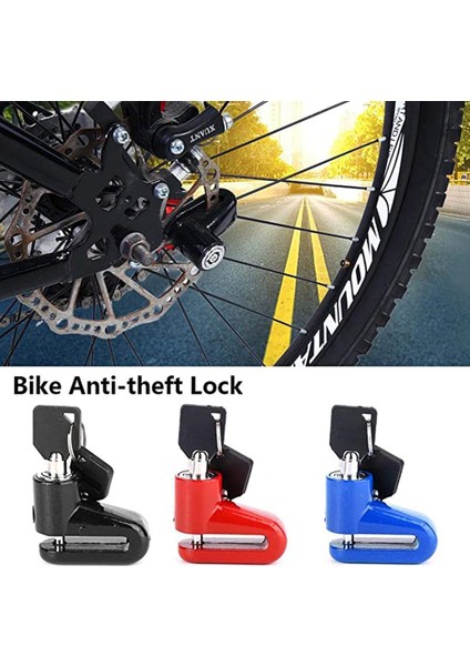 Siyah Stil Motosiklet Kilidi Güvenlik Hırsızlığa Karşı Tekerlek Hırsızlığı Bisiklet Motosiklet Disk Fren Kilidi Hırsızlık Koruması Scooter Güvenlik Kilidi # 3 (Yurt Dışından) fiyatları
