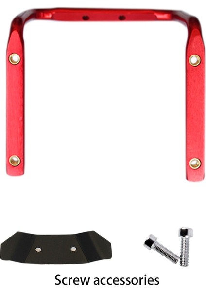 Kırmızı Stil Çift Bisiklet Şişe Su Tutucu Adaptörü Alüminyum Alaşımlı Mtb Montaj Yol Kafesi Koltuk Direk Rafı Klip Fincan Bisiklet Karbon Şişe Kafesi (Yurt Dışından)