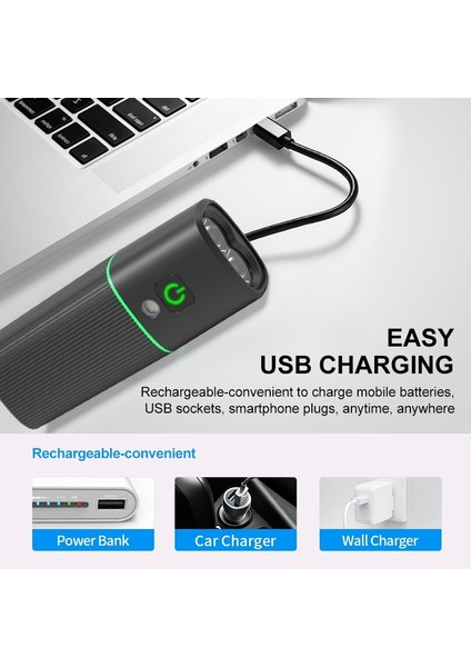 Arka Stil ile 2600MAH Natfıre Ntp2 Işık Sensörlü Bisiklet Işığı USB Şarj Edilebilir LED Far Bisiklet Ön Lamba Arka Işıklı El Feneri Opsiyonel (Yurt Dışından)