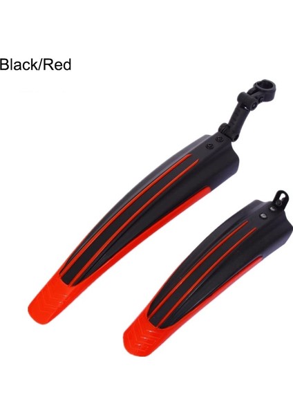 Siyah Kırmızı Stil Çift Bisiklet Çamurluklar Dağ Yol Bisikleti Renkli Reçine Çamurluk Ön Arka Mtb Çamurluk Kanatları Bisiklet Aksesuarı Için (Yurt Dışından)