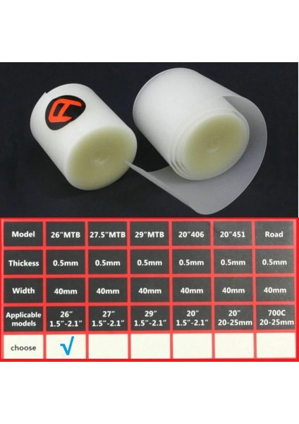 26MTB Stili 2 Adet Bisiklet Lastiği Astarı Delinmez Kemer Koruma Pedi Jant Bandı Mtb Yol Bisikleti Aksesuarları (Yurt Dışından)