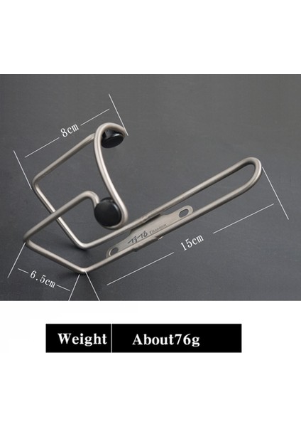 Mat 8.5cm X2 Stili Titotitanium Alaşım Mtb Yol Bisikleti Su Şişesi Tutucu Hafif Dağ Bisikleti Bardak Tutucu Şişe Kafesi 76G Bisiklet Aksesuarları (Yurt Dışından) indirimleri