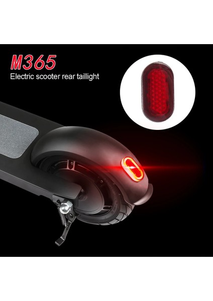 Siyah Stil Elektrikli Scooter Arka Çamurluk Çamurluk Desteği Arka Lambası Seti Mooter Için Elektrikli Hafif Eleman Dekorasyonu (Yurt Dışından) indirimleri