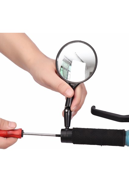 Siyah Stil Ayarlanabilir Bisiklet Mtb Bisiklet Silikon Kolu Dikiz Aynası Bisiklet Dikiz Gidon Aynaları Bisiklet Dikiz Aynası (Yurt Dışından) fiyatları