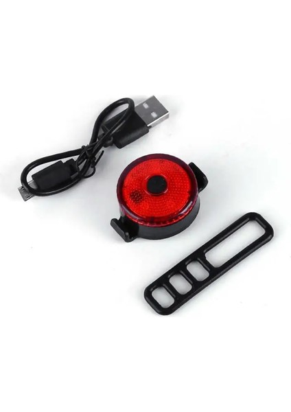 Kırmızı Stil USB Şarj Edilebilir Arka Arka Bisiklet Işık Yağmur Su Geçirmez LED Bisiklet Işık Güvenlik Bisiklet Bisiklet Kuyruk Lambası Arka Lambası Aksesuarları (Yurt Dışından)