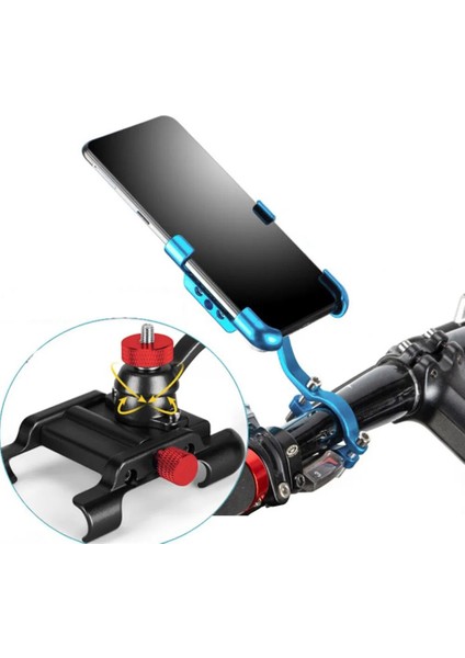 SJJ-298D Titanyum Stili Promend Bisiklet Telefon Holde Dönebilen Alüminyum Alaşımlı mm Genişlik Tam Metal Kaymaz Mtb Montaj Standı Bisiklet Aksesuarları (Yurt Dışından) modelleri