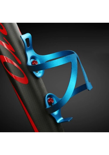 Mavi 1 Stil Dağ Bisikleti Bisiklet Su Şişesi Kafesi Alüminyum Alaşımlı Bardak Tutucu Içecek Braketi Bardak Tutucu Içecek Braketi (Yurt Dışından) fırsatları