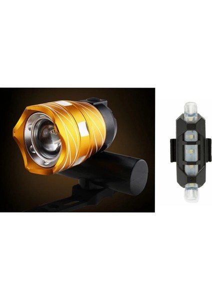 J-803G-918W Stili Basecamp Lm Serbest Yakınlaştırma Su Geçirmez T6 LED Bisiklet Işık Bisiklet Ön Lamba Torch Far USB ile Şarj Edilebilir Bisiklet Işığı (Yurt Dışından)
