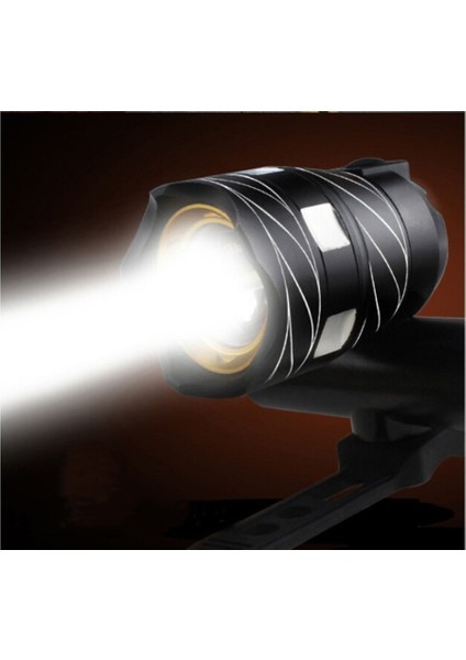 J-803G-918W Stili Basecamp Lm Serbest Yakınlaştırma Su Geçirmez T6 LED Bisiklet Işık Bisiklet Ön Lamba Torch Far USB ile Şarj Edilebilir Bisiklet Işığı (Yurt Dışından)