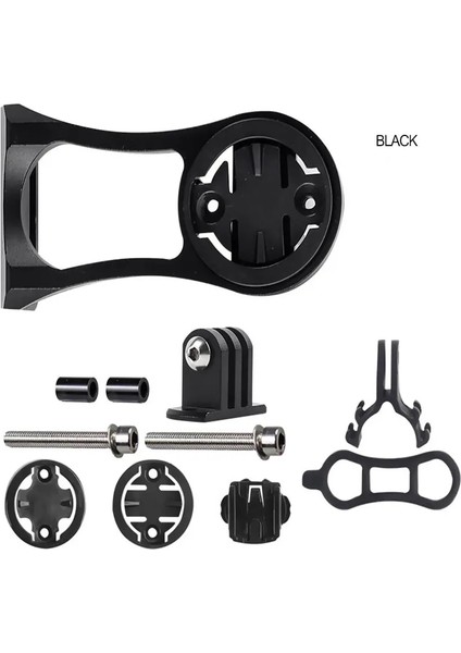 Siyah Stil Mtb Yol Bisiklet Bilgisayar Kamera Montaj Tutucu Out Ön Bisiklet Kök Uzatma Garmin Bryton Cateye Gopro Işık Için Destek Tutucu (Yurt Dışından)