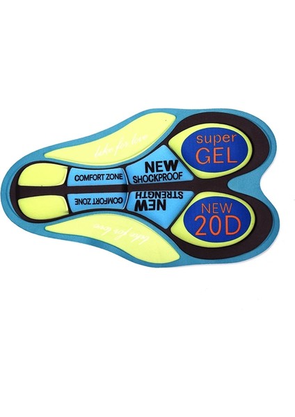 Mor Tarzı Erkekler Kadınlar Bisiklet Şortları Yastık 3D Jel Ped Nefes Yol Mtb Bisiklet Bisiklet Binme Minderi Dıy Bisiklet Iç Çamaşırı Yastıklı (Yurt Dışından)