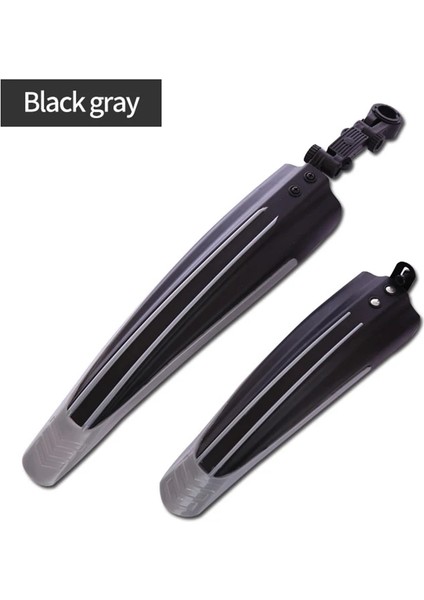 Koyu Gri Stil Inç Bisiklet Evrensel Çamurluk Yol Bisikleti Dağ Bisikleti Çamurluk Yol Ön ve Arka Çamurluk Bisikletbisiklet Aksesuarları (Yurt Dışından)