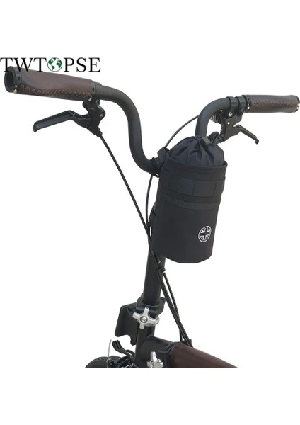 Yeşil Turuncu Çanta Stili Twtopse Ingiliz Bayrağı Katlanır Bisiklet Çantası Brompton 3sıxty Fnho Suya Dayanıklı 1050D Gidon Eyer Bisiklet Çantası Arka Çantalar (Yurt Dışından)