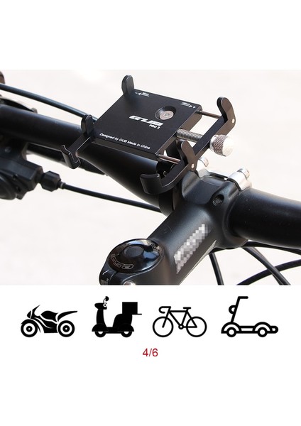 G81 Titanyum Stili Hssee Resmi Bisiklet Aksesuarları Mtb Yol Bisikleti Motosiklet Elektrikli Scooter Telefon Tutucu Için C Alüminyum Alaşımlı Telefon Tutucu (Yurt Dışından)