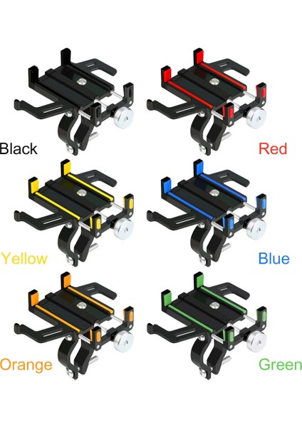 Siyah Stil Bisiklet Telefon Tutucu 4-Pençe Alüminyum Alaşım Bisiklet Motosiklet Gidon Akıllı Telefon Montaj Braketi Cep Telefonu Gps Için (Yurt Dışından) modelleri