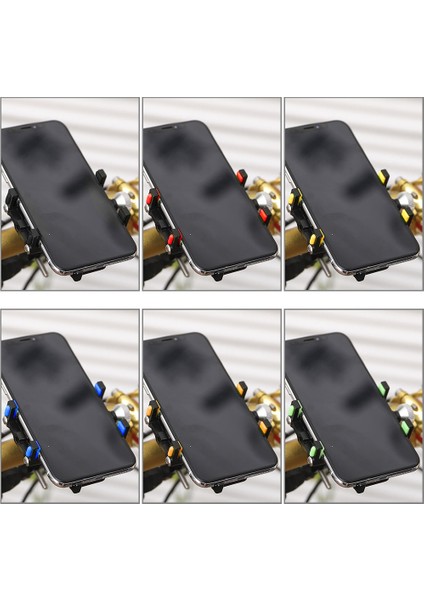 Siyah Stil Bisiklet Telefon Tutucu 4-Pençe Alüminyum Alaşım Bisiklet Motosiklet Gidon Akıllı Telefon Montaj Braketi Cep Telefonu Gps Için (Yurt Dışından) fırsatları