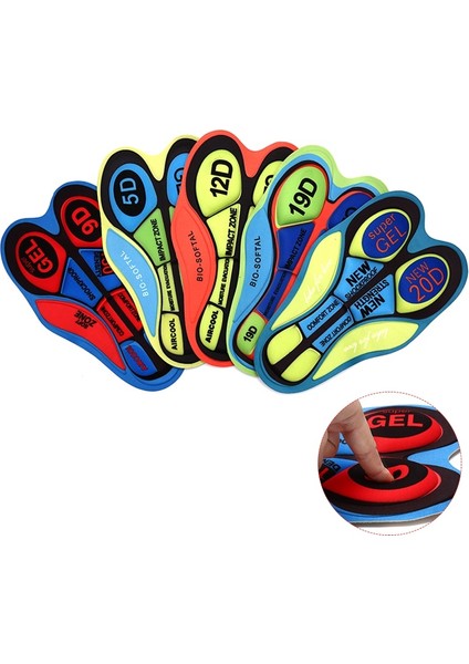 30CM x 11CM Stili Erkekler Kadınlar Bisiklet Iç Çamaşırı Yastıklı Bisiklet Şortları Yastık 3D Jel Ped Nefes Yol Bisikleti Bisiklet Sürme Minderi (Yurt Dışından)