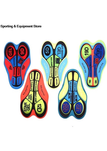 19D Tarzı Açık Hava Bisikleti Nefes Alabilir Pedler Bisiklet Binme Taban Minderi 5D,9D,12D,19D,20D 30CM x 11CM x 18.5cm Şort Minderi (Yurt Dışından) fiyatları