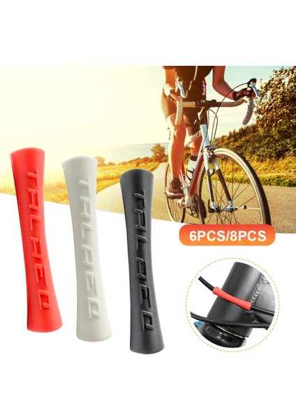 Beyaz 8 Adet Tarzı Sıcak Satış Bisiklet Fren Vites Kablosu Koruması Sürtünme Önleyici Bisiklet Çerçeve Koruyucu Tüpler Koruyucu Kapak (Yurt Dışından) fırsatları