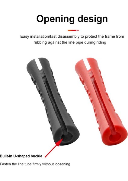 Beyaz 8 Adet Tarzı Sıcak Satış Bisiklet Fren Vites Kablosu Koruması Sürtünme Önleyici Bisiklet Çerçeve Koruyucu Tüpler Koruyucu Kapak (Yurt Dışından) indirimleri