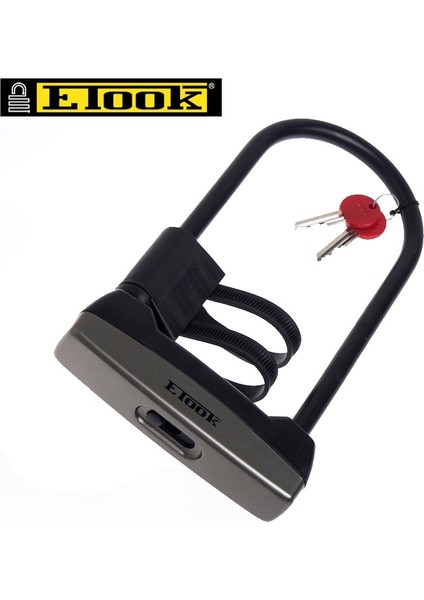 ET110-L Stili Etook Alaşımlı Çelik Bisiklet U Kilidi Güvenlik Hırsızlığa Karşı Ağır Hizmet Tipi Taşınabilir Sabitleme Mtb Yol Bisikleti Motosiklet Scooter Evrensel Kilit (Yurt Dışından) fiyatları