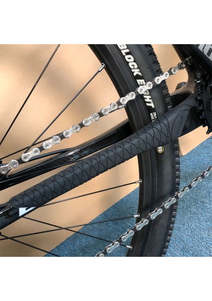 C Stili Bisiklet Zinciri Koruyucu Siyah Karbon Fiber Bisiklet Çerçeve Zinciri Yayınlanan Koruyucu Mtb Zincir Bakım Görevlisi Örtüsü Bisiklet Aksesuarları (Yurt Dışından)