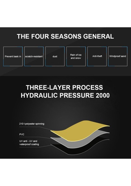Siyah Stil Açık Bisiklet Örtüsü Mtb Yol Bisiklet Koruyucu Kapak Koruyucu Dişli Su Geçirmez Uv Koruması Kilit Delikli Bisiklet (Yurt Dışından) indirimleri