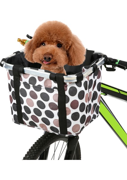 B Tipi Stili 10KG Yük Bisiklet Sepet Kılıfı Bisiklet Çantaları Bisiklet Ön Çanta Pet Taşıyıcı Bisiklet Üst Tüp Çerçeve Ön Taşıma Çantası Pet Kedi Köpek Çantası (Yurt Dışından)