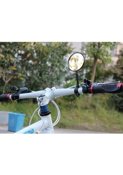 Siyah Stil 1 Adet Evrensel Bisiklet Dikiz Aynası Ayarlanabilir Döndür Geniş Açı Bisiklet Dikiz Aynaları Mtb Yol Bisikleti Aksesuarları (Yurt Dışından)