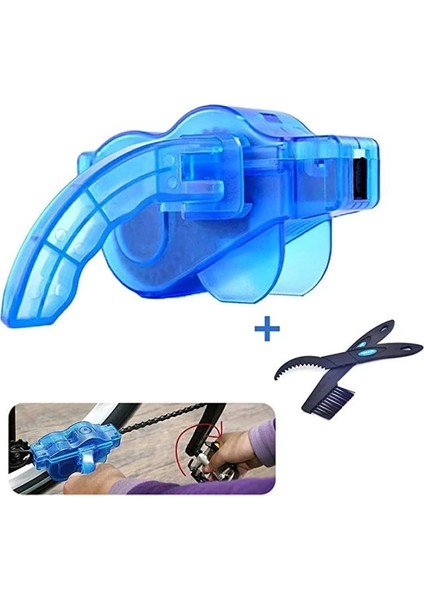 Temizleme Scrubber Stili Taşınabilir Bisiklet Zinciri Temizleyici Bisiklet Makinesi Fırçalar Scrubber Yıkama Aracı Dağ Bisikleti Temizleme Kiti Dış Mekan Aksesuarları (Yurt Dışından) fiyatları