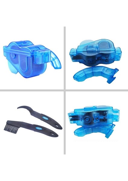 Temizleme Scrubber Stili Taşınabilir Bisiklet Zinciri Temizleyici Bisiklet Makinesi Fırçalar Scrubber Yıkama Aracı Dağ Bisikleti Temizleme Kiti Dış Mekan Aksesuarları (Yurt Dışından) modelleri