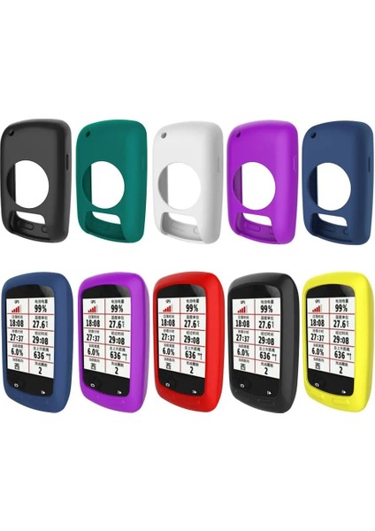E Stili Bisiklet Bisiklet Bilgisayar Aksesuarları Koruyucu Kapak Silikon Kauçuk Kılıf Garmin Kenar Bisiklet Bilgisayarı Için Siyah Kırmızı (Yurt Dışından) fırsatları