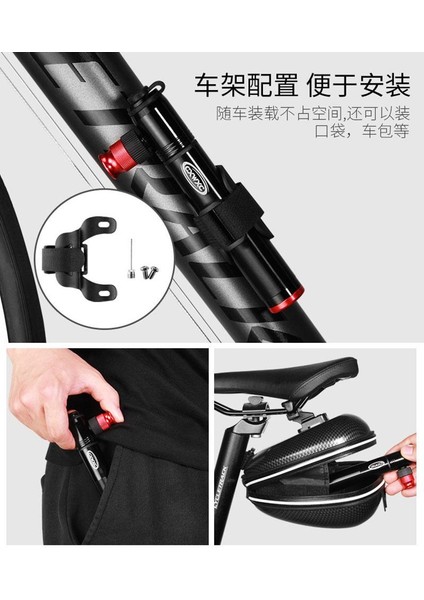 Gümüş Tarzı Bisiklet Pompası Mrader Presta Vana Yol Bisikleti Co2 Combo Taşınabilir Şişirme Mtb Bisiklet El Pompası Yüksek (Yurt Dışından) fırsatları