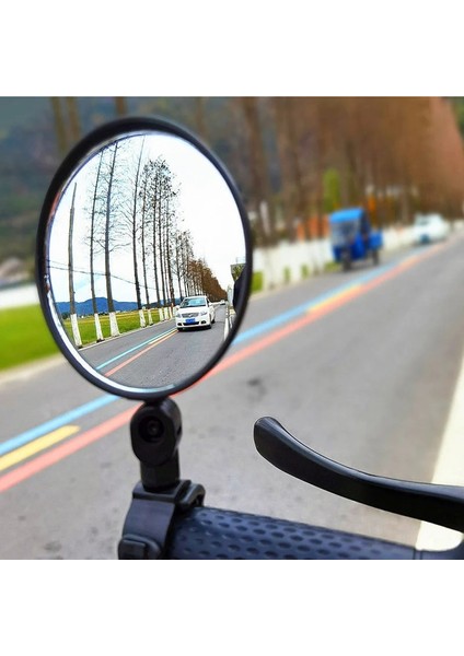Oval Stil Bisiklet Ayarlanabilir Dikiz Aynası Gidon Aynası Dönebilen Geniş Açılı Yol Bisikleti Dikiz Aynası Sürme Aksesuarları (Yurt Dışından) modelleri
