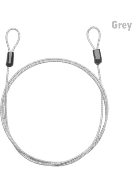 No.3 Tarzı Ecurity Bisiklet Tel Halat Metal Kilit Güçlü Örgülü Çelik Kablo Tel Halat Açık Bisiklet Kilidi Motosikletler Scooter Zinciri (Yurt Dışından)