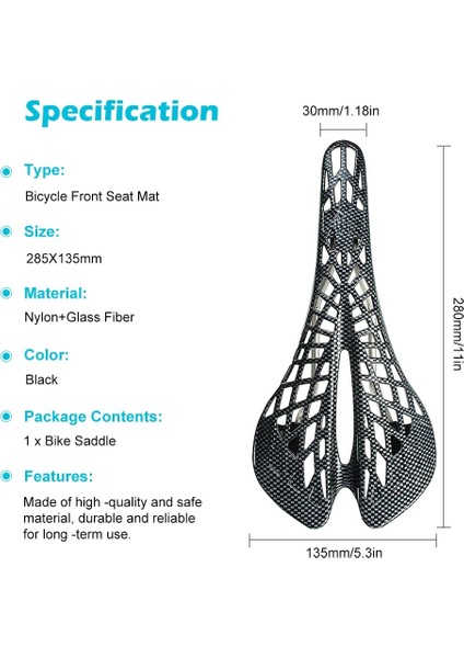 No.6 Tarzı Dağ Yolu Bisiklet Plastik Eyer Karbon Fiber Yarış Bisikleti Sürme Içi Boş Eyer Koltuk Bisiklet Parçaları Bisiklet Ekipmanları Bicicleta (Yurt Dışından) indirimleri