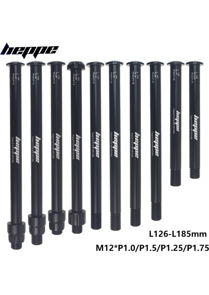 L122 M12X1.75 TL10.5 Stili Heppe Mtb Yol Bisikleti Thru Aks Arka Hub Thru Aks Ön Çatal Mil Skewerxxp1.0p1.5p1.75 (Yurt Dışından) fiyatları