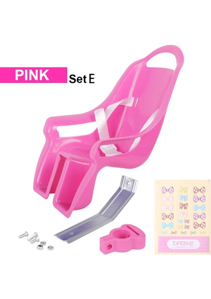 Pembe E Stili Drbike Çocuk Bisikleti Koltuğu Sonrası Bebek Koltuğu Tutucu ile Çocuk Bisikleti Için Kendinizi Süsleyin Çıkartmalar ile Bebek Bisikleti Bisiklet Bebek Koltuğu Bebek (Yurt Dışından)