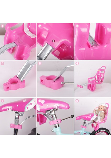 Pembe E Stili Drbike Çocuk Bisikleti Koltuğu Sonrası Bebek Koltuğu Tutucu ile Çocuk Bisikleti Için Kendinizi Süsleyin Çıkartmalar ile Bebek Bisikleti Bisiklet Bebek Koltuğu Bebek (Yurt Dışından) modelleri