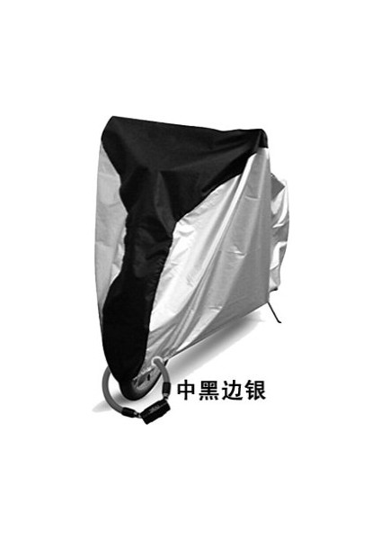 Siyah Bir Siver Tarzı Xl Beden Su Geçirmez Bisiklet Örtüsü Bisiklet Yağmur Örtüsü Bisiklet Toz Geçirmez Uv-Dayanıklı Kar Tüm Mevsim Koruyucu Kapaklar Bisiklet Aksesuarları (Yurt Dışından)